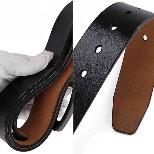 Genuine Leather Casual Plus Size Belts - Durable Alloy Pin Buckle Straps