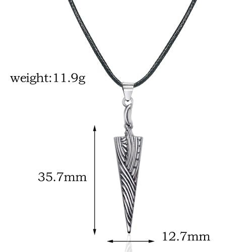 SONGCHANGJEWELRY Hollow Knight Pendant Necklace - Trendy Geometric Fashion
