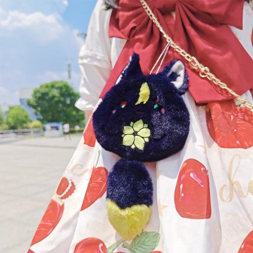Cosplay Plush Toy Bag - Soft Material & Ideal for Gaming Fans