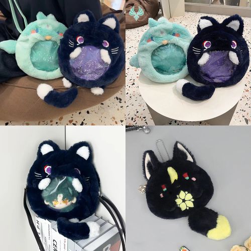 Cosplay Plush Toy Bag - Soft Material & Ideal for Gaming Fans