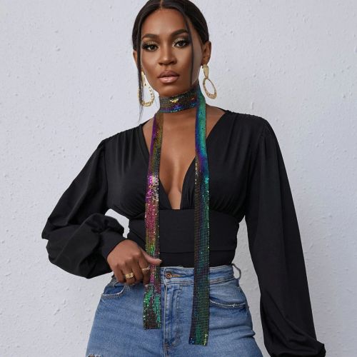 Ingemark Geometric Design Choker Necklace - Trendy Aluminium Accessory