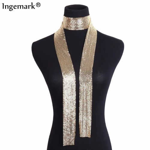 Ingemark Geometric Design Choker Necklace - Trendy Aluminium Accessory