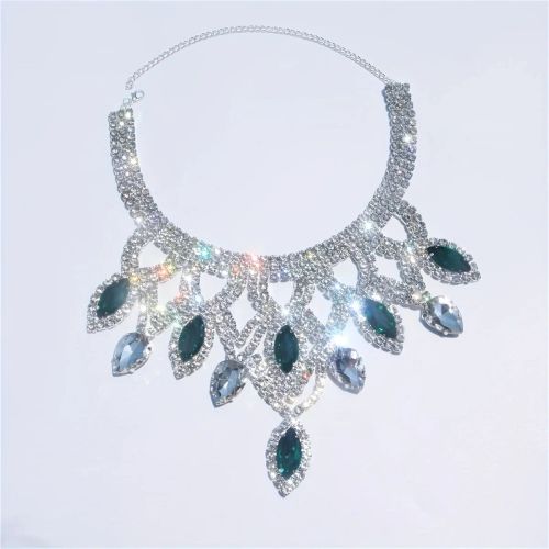 Exquisite Rhinestone Necklace - Luxury Bridal & Party Accessory