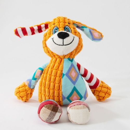 Ishiline Interactive Squeaky Dog Toy - Plush Bite-Resistant Comfort