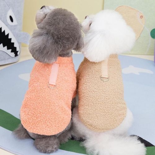 Soft Plush Winter Dog Sweater - Warm Dog Clothes for Small Breeds