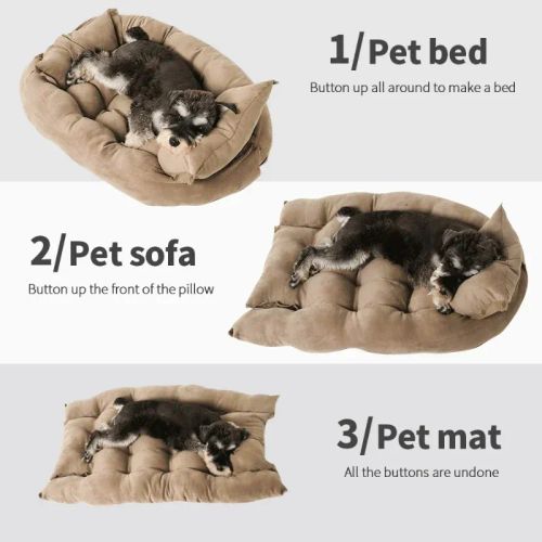 Multifunctional Pet Bed - Soft Cushion for Warm Winter Comfort