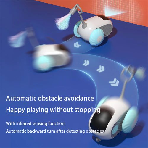 Repetsun Interactive Cat Toy - Smart Electric Sports Car for Cats
