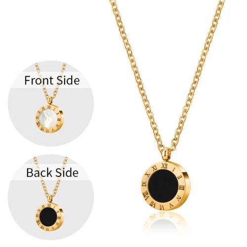 PAXA Classic Round Pendant Necklace - Stylish Fashion Jewellery