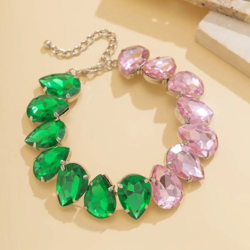 KMVEXO Vintage Crystal Choker Necklace - Unique Statement Jewellery