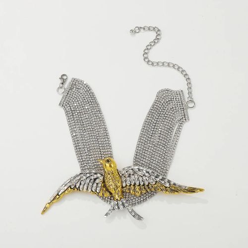 KMVEXO Luxury Rhinestone Choker Necklace - Statement Vintage Jewelry