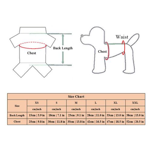 Pet Fleece Dog Clothes - Warmth for Autumn/Winter - Small to 2XL Sizes