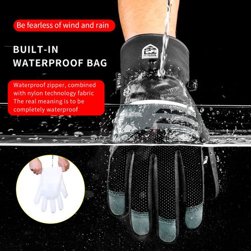 Kyncilor Waterproof Winter Gloves - Warm Touchscreen Skiing Gloves