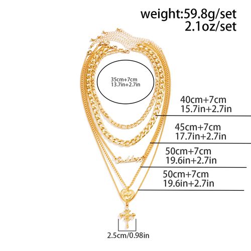 Ingemark Vintage Heart Necklace - Mood Tracker & Fashion Accessory - 5pc