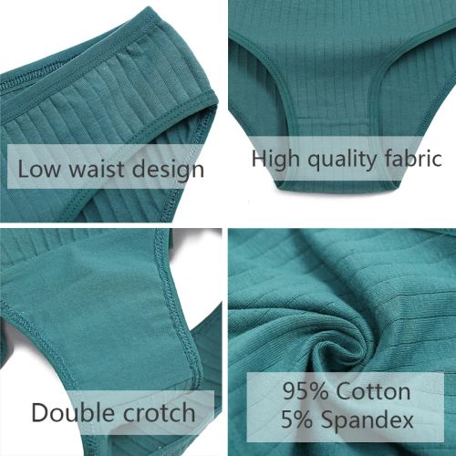 Comfortable Cotton Briefs - Soft & Breathable Low-Rise Underwear