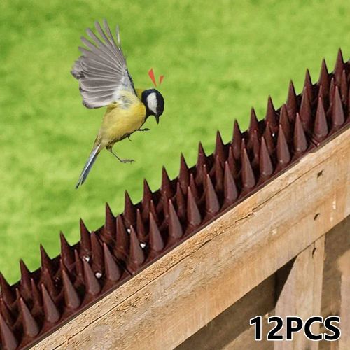 Bird Prevention Spikes - Effective Pest Control - 12 Pack - 12PCS
