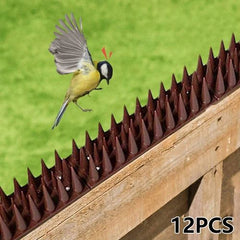 Bird Prevention Spikes - Effective Pest Control - 12 Pack - 12PCS