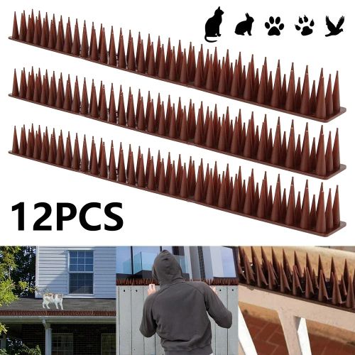 Bird Prevention Spikes - Effective Pest Control - 12 Pack - 12PCS