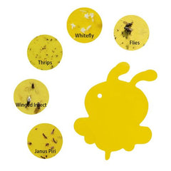 Yellow Sticky Flycatcher Trap - Eco-Friendly Pest Control for Indoor Plants - 59pcs