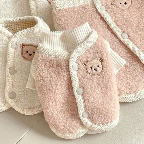 SHISHI Stylish Pet Clothes - Warm PU Fabric for Dogs - Autumn/Winter