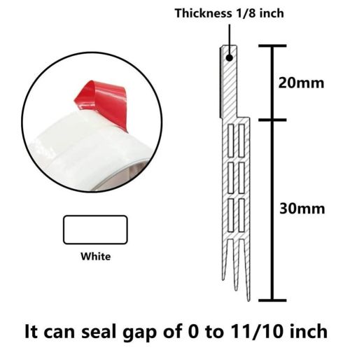 Durable Windbreak Strip for Noise Reduction & Pest Control - 100cm Sealing Strip