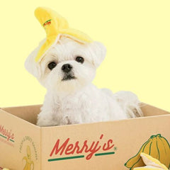 PETFRDGLOBAL Interactive Squeaky Banana Dog Toy for Fun Playtime - Yellow