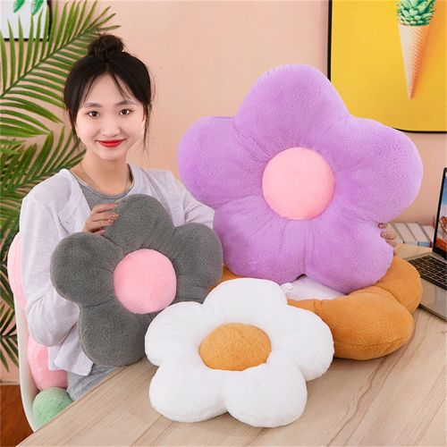 Classic Plush Fabric Cushion - Comfortable Support for Relaxation