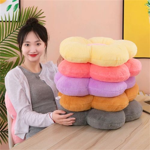 Classic Plush Fabric Cushion - Comfortable Support for Relaxation