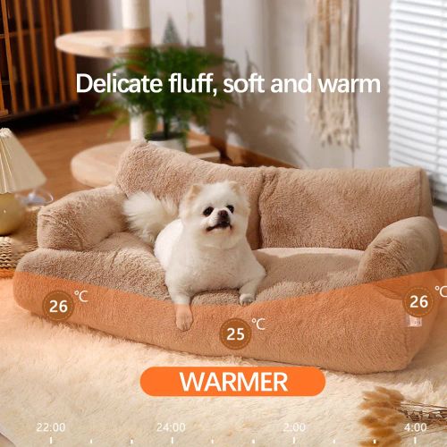 Luxury Eco-Friendly Pet Bed - Comfort & Warmth for Small Dogs