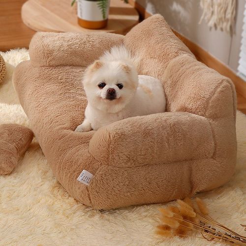 Luxury Eco-Friendly Pet Bed - Comfort & Warmth for Small Dogs