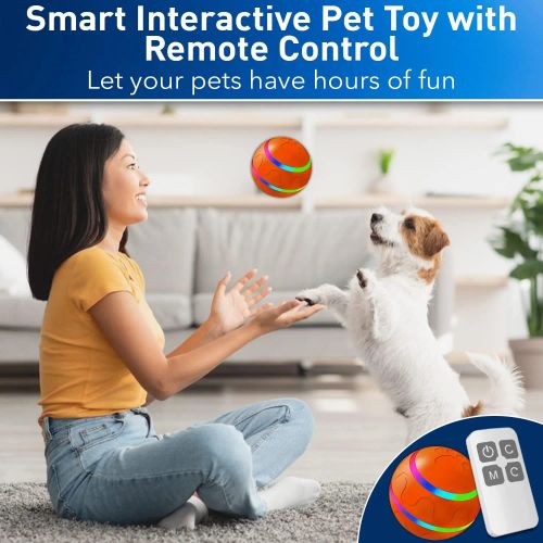 Interactive Rolling Dog Toy Ball for Active Pets - Engaging Playtime