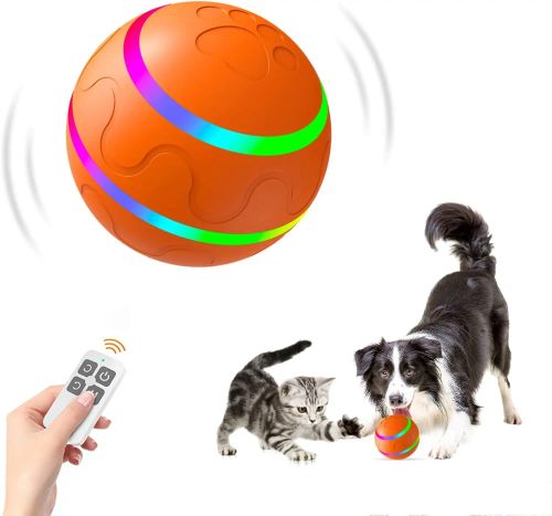 Interactive Rolling Dog Toy Ball for Active Pets - Engaging Playtime
