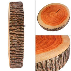 Realistic Log Design Cushion - Comfortable & Unique Plush Support