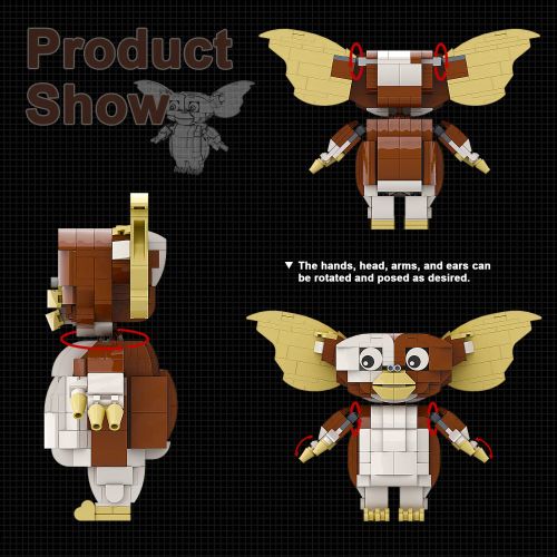 Gizmoes Action Figure - Unique Building Blocks for Gremlins Fans - 414PCS