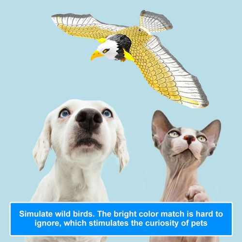 Interactive Electric Eagle Cat Toy - Stimulates Playtime & Exercise