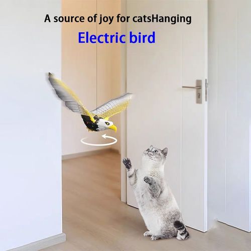 Interactive Electric Eagle Cat Toy - Stimulates Playtime & Exercise