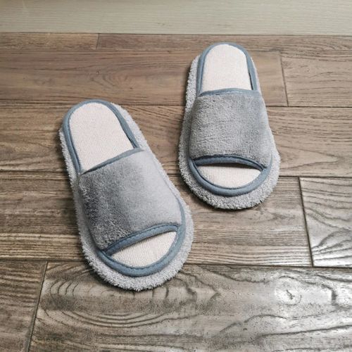 Simple Wipeable Mop Slippers - High Quality Microfiber Cleaning Footwear