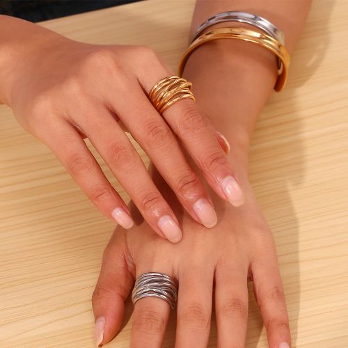 E.B.belle Stainless Steel Wedding Bands - Tarnish Free & Hypoallergenic Rings