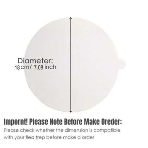 Disposable Sticky Dome Flea Trap Refills - Safe & Effective Pest Control - 5PC