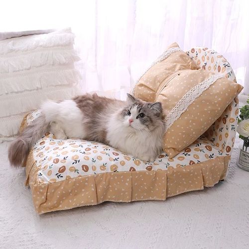 Princess Nest Pet Bed - Cotton Fabric Comfortable & Removable Washable