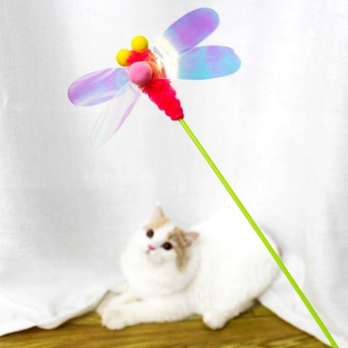 Interactive Feather Cat Toy - Engaging Stick for Playful Cats