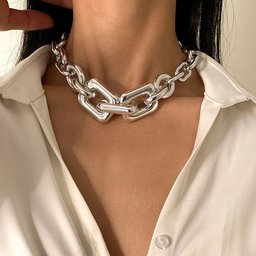 KunJoe Geometric Choker Necklace - Stylish Mood Tracker Accessory