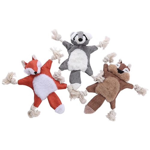 Plush Dog Toy - Safe Fleece Design for Fun Playtime
