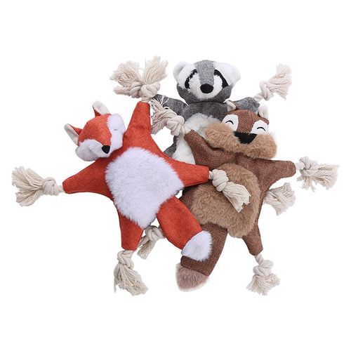 Plush Dog Toy - Safe Fleece Design for Fun Playtime