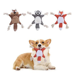 Plush Dog Toy - Safe Fleece Design for Fun Playtime