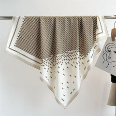 HVATILAW Luxury Polyester Scarf - UV Protection & Stylish Design