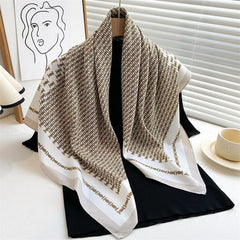 HVATILAW Luxury Polyester Scarf - UV Protection & Stylish Design