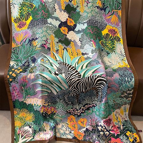 RUNMEIFA Fashionable Printed Polyester Scarf - Multifunctional Accessory