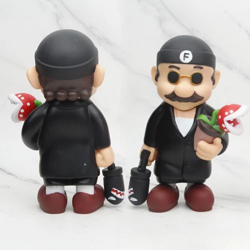 Bandai Super Mario Action Figure - 22cm PVC Doll for Kids’ Decoration - 22cm / No box
