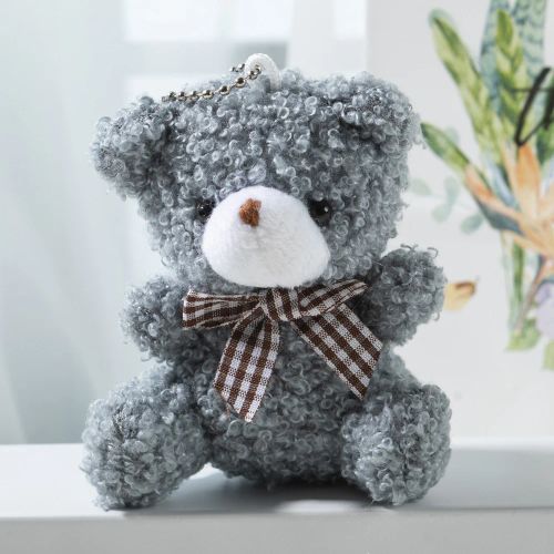 Plush Bear Doll Key Chain Pendant - Cute & Colourful Plush Toy Accessory