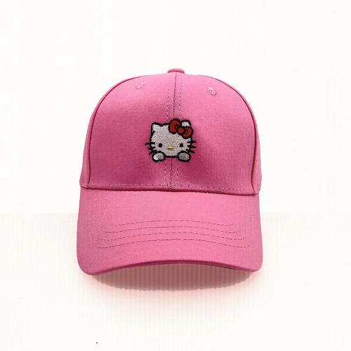 MINISO Hello Kitty Snapback Cap - Sun Protection Cotton Baseball Hat